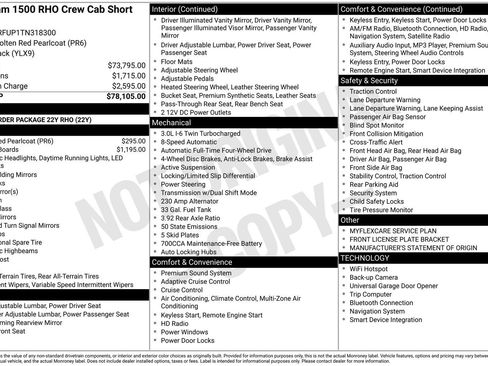 New 2026 RAM 1500 RHO AWD/4WD image 5