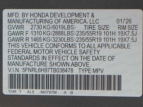 Used 2026 Honda Odyssey Elite image 30
