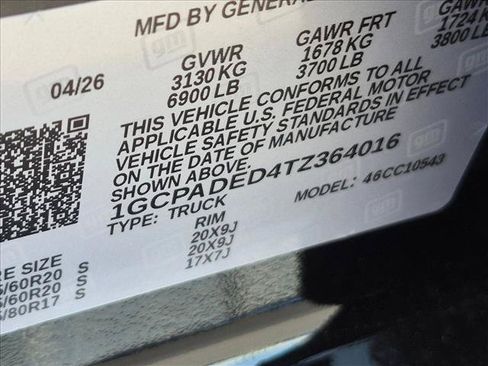Used 2026 Chevrolet Silverado 1500 RST w/ Protection Package RWD image 15