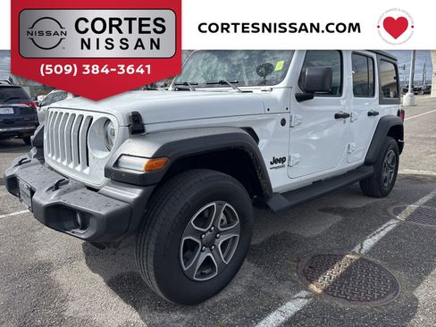 Used 2022 Jeep Wrangler Unlimited Sport w/ Uconnect 4C Nav & Sound Group image 1