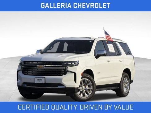Used 2021 Chevrolet Tahoe Premier w/ Premium Package RWD image 1