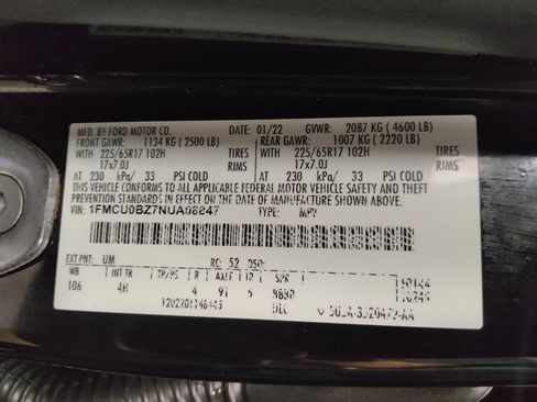 Used 2022 Ford Escape SE w/ Convenience Package FWD image 33