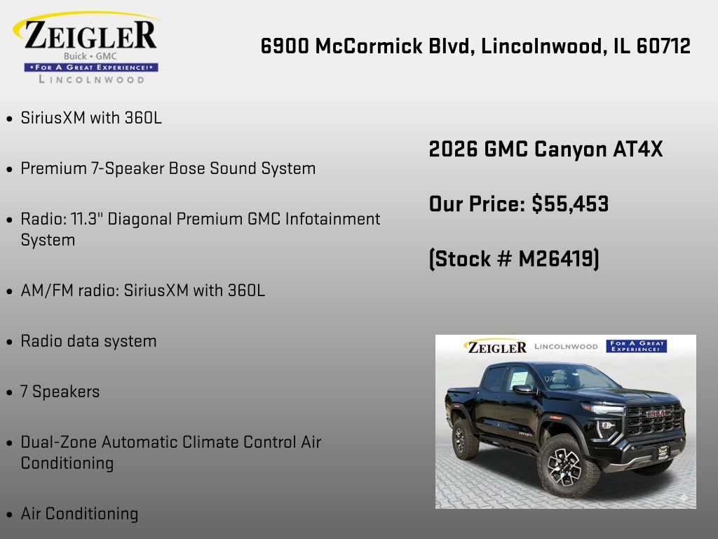 New 2026 GMC Canyon AT4X AWD/4WD image 6