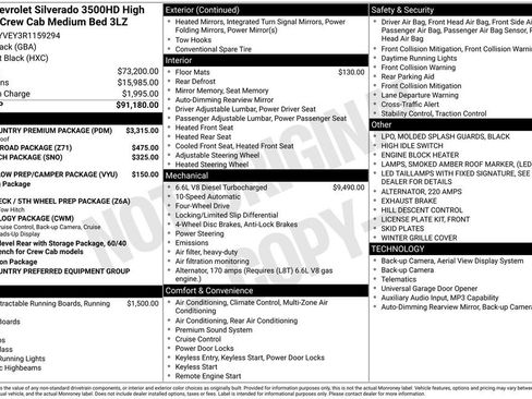 Certified 2024 Chevrolet Silverado 3500 High Country w/ High Country Premium Package AWD/4WD image 5