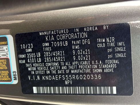 Used 2024 Kia EV9 GT-Line AWD/4WD image 20