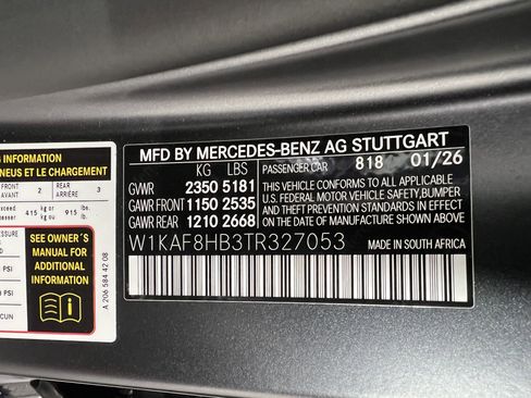 New 2026 Mercedes-Benz C 43 AMG 4MATIC Sedan image 34