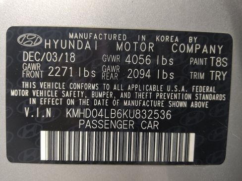 Used 2019 Hyundai Elantra Sport w/ Premium Package 03 image 33