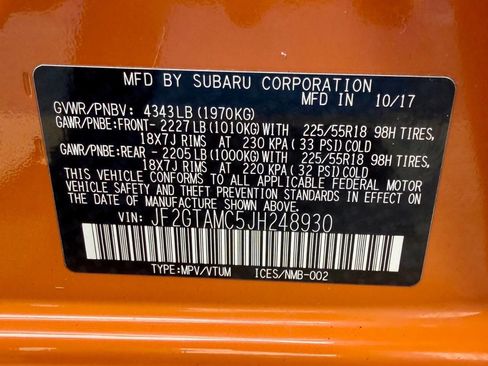 Used 2018 Subaru Crosstrek 2.0i Limited AWD/4WD image 44