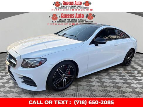 Used 2019 Mercedes-Benz E 450 4MATIC Coupe w/ AMG Line Package image 2