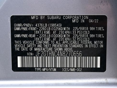 Used 2022 Subaru Crosstrek 2.5i Limited w/ Moonroof Package 2 image 19