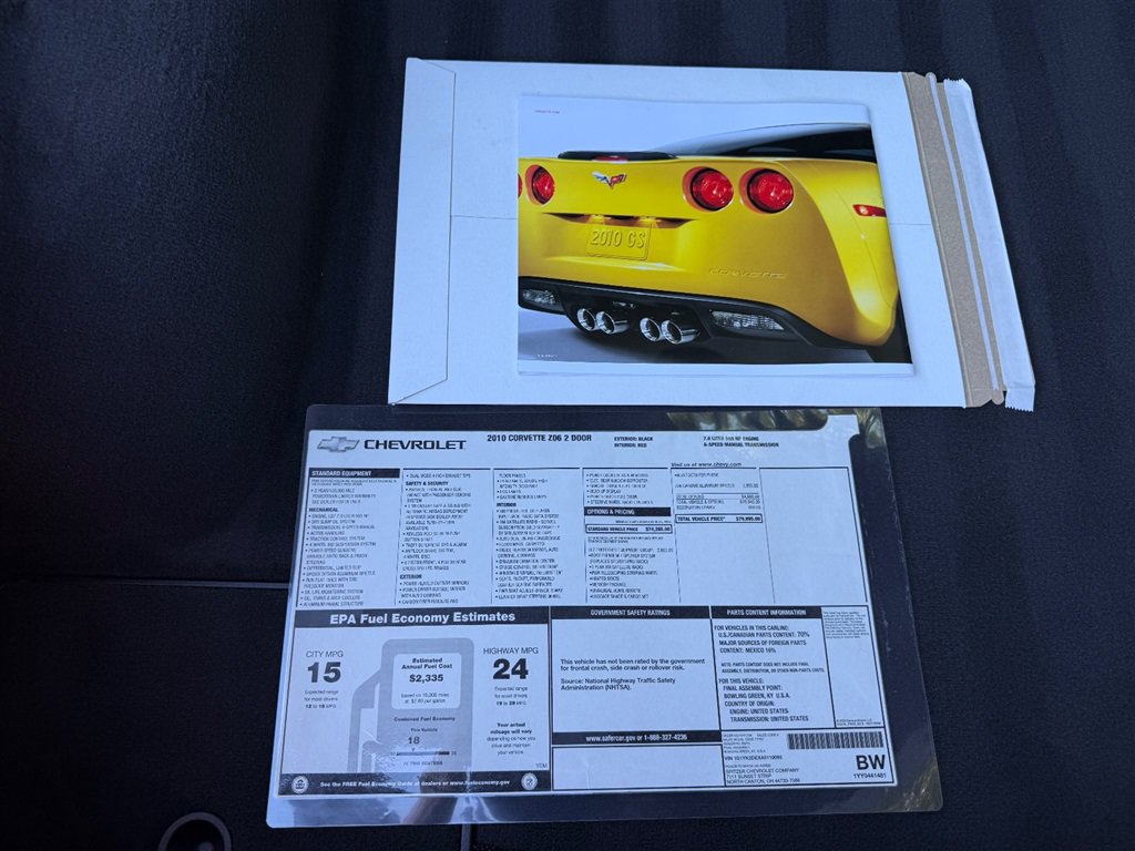 Used 2010 Chevrolet Corvette Z06 w/ Preferred Equipment Group RWD image 58