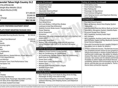 Used 2023 Chevrolet Tahoe High Country AWD/4WD image 38
