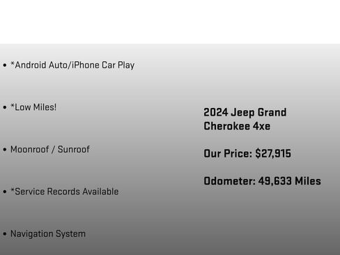 Used 2024 Jeep Grand Cherokee Limited 4xe image 12