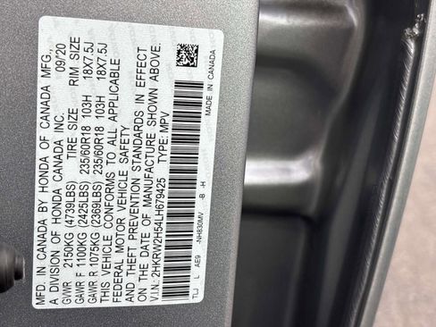 Certified 2020 Honda CR-V EX image 33