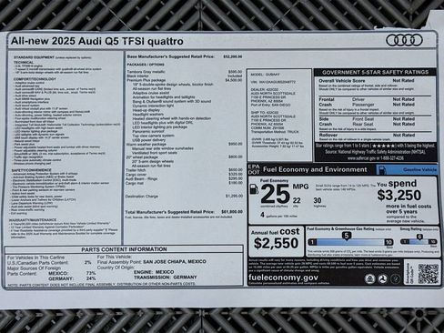 Used 2025 Audi Q5 Premium Plus AWD/4WD image 10