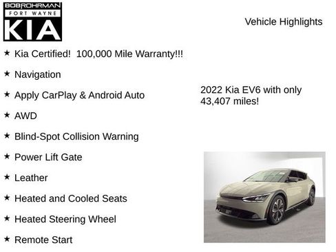 Certified 2022 Kia EV6 Wind w/ Wind Technology Package image 8