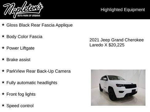 Used 2021 Jeep Grand Cherokee Laredo X AWD/4WD image 16