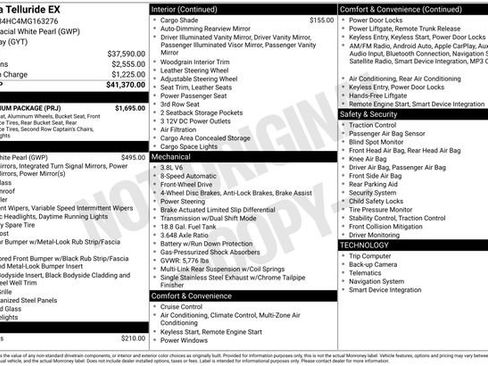 Used 2021 Kia Telluride EX w/ EX Premium Package FWD image 38