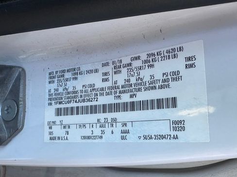 Used 2018 Ford Escape S FWD image 6