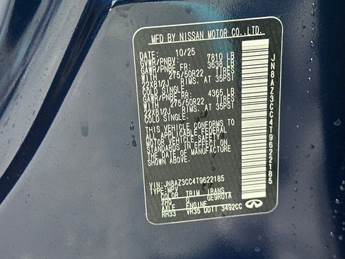 New 2026 INFINITI QX80 Autograph w/ Autograph Exterior Package image 34