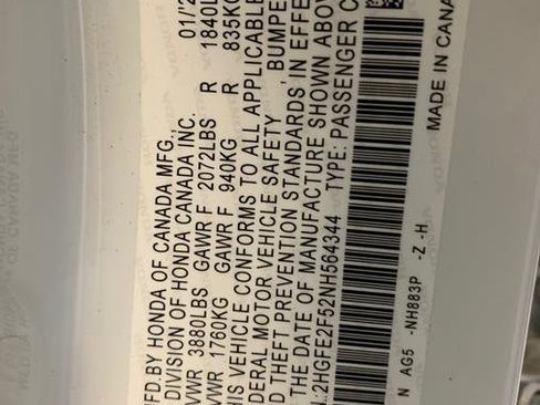 Used 2022 Honda Civic Sport image 48