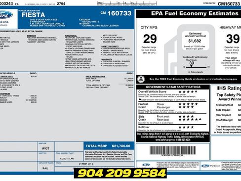 Used 2012 Ford Fiesta SES FWD image 2