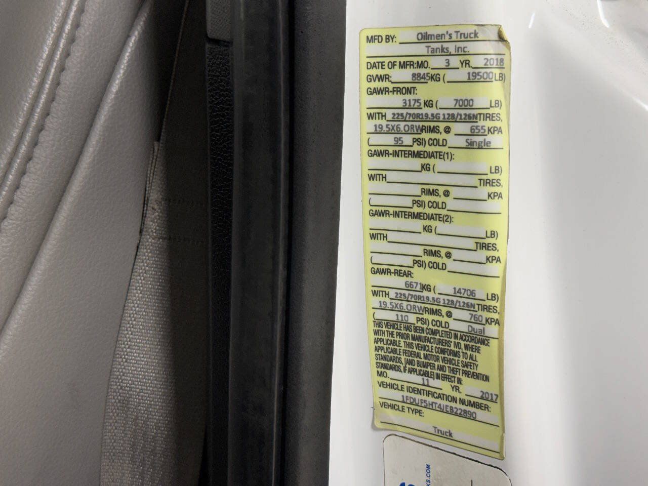 Used 2018 Ford F550 4x4 Regular Cab Super Duty image 78