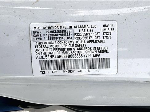 Used 2015 Honda Odyssey EX-L image 34