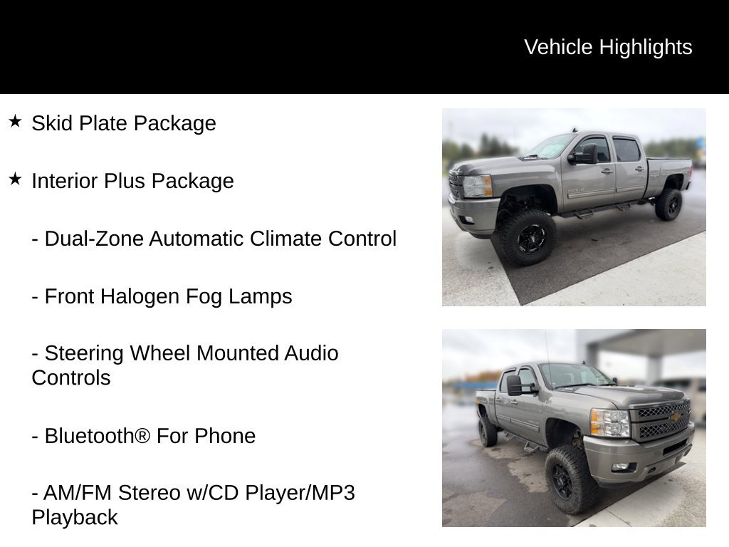 Used 2012 Chevrolet Silverado 2500 LT w/ Z71 Appearance Package AWD/4WD image 5