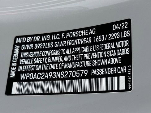 Used 2022 Porsche 911 GT3 image 29