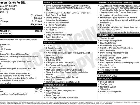 Used 2023 Hyundai Santa Fe SEL w/ Cargo Package image 23