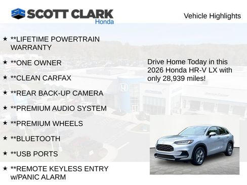 Used 2026 Honda HR-V LX image 11
