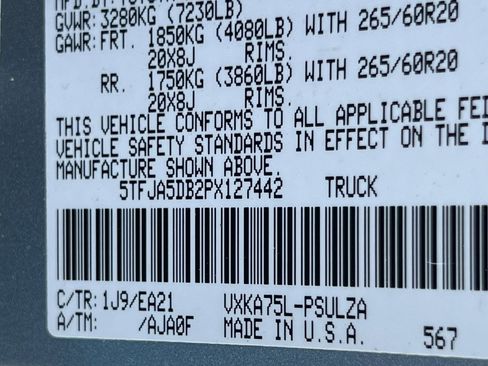 Used 2023 Toyota Tundra Limited AWD/4WD image 26