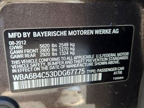 Used 2013 BMW 650i Gran Coupe xDrive AWD/4WD image 6