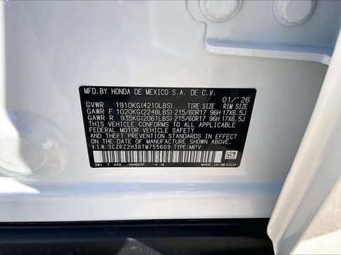 New 2026 Honda HR-V LX image 21