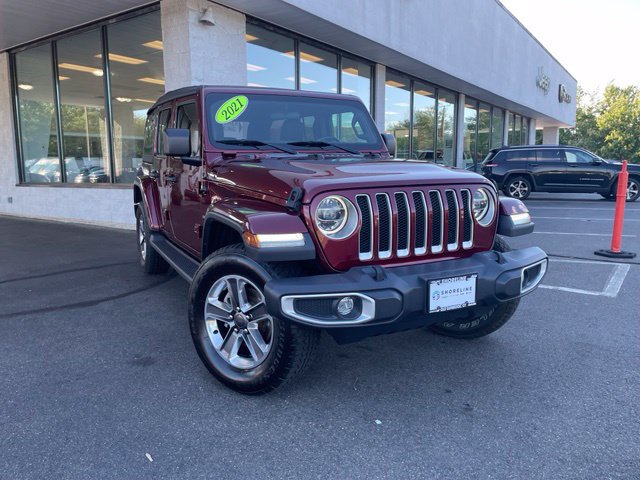 Used 2021 Jeep Wrangler Unlimited Sahara w/ LED Lighting Group AWD/4WD image 3