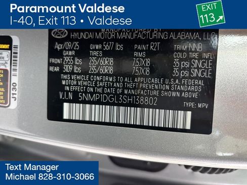 Certified 2025 Hyundai Santa Fe SE image 30