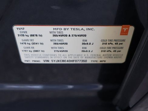 Used 2017 Tesla Model X P100D image 59