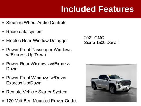 Used 2021 GMC Sierra 1500 Denali w/ Denali Ultimate Package AWD/4WD image 4