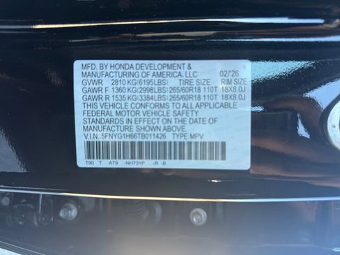 New 2026 Honda Pilot TrailSport image 35