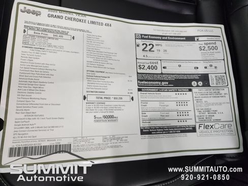 New 2025 Jeep Grand Cherokee Limited image 36