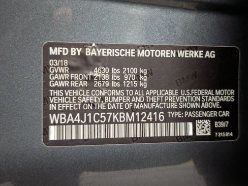Used 2019 BMW 430i Gran Coupe w/ Convenience Package RWD image 39