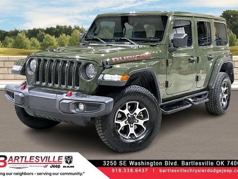 Used 2022 Jeep Wrangler Unlimited Rubicon w/ Cold Weather Group image 1