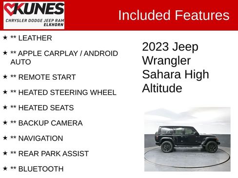Used 2023 Jeep Wrangler Unlimited Sahara AWD/4WD image 2