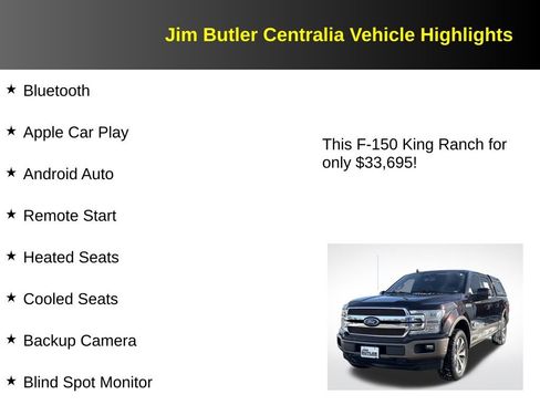 Used 2020 Ford F150 King Ranch w/ Equipment Group 601A Luxury AWD/4WD image 11