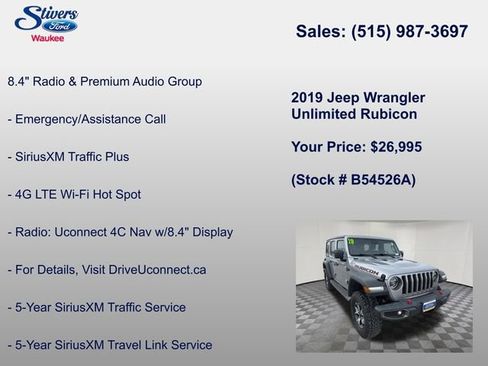 Used 2019 Jeep Wrangler Unlimited Rubicon AWD/4WD image 22