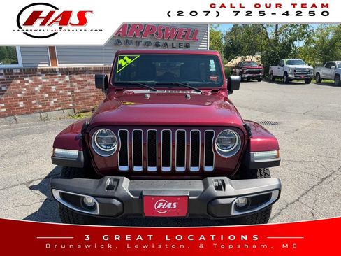 Used 2021 Jeep Wrangler Unlimited Sahara AWD/4WD image 9
