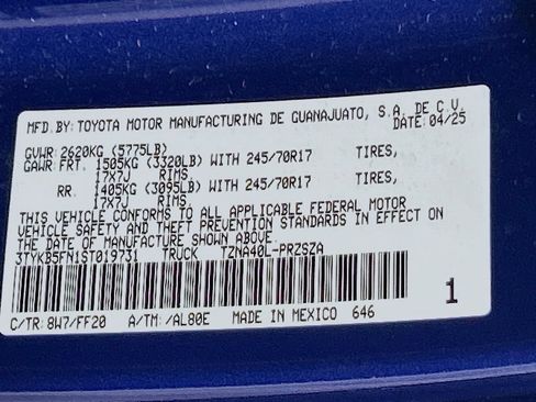 Used 2025 Toyota Tacoma SR5 RWD image 27