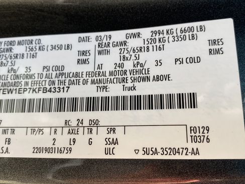 Used 2019 Ford F150 XLT w/ Equipment Group 302A Luxury AWD/4WD image 29