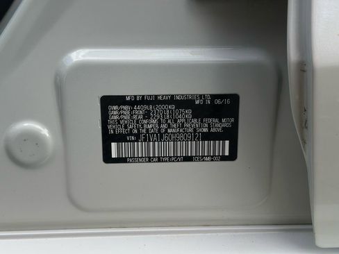 Used 2017 Subaru WRX Limited w/ Popular Package #1 image 32